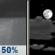 Tonight: Chance Rain Showers then Partly Cloudy