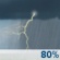 Wednesday: Showers And Thunderstorms then Chance Showers And Thunderstorms